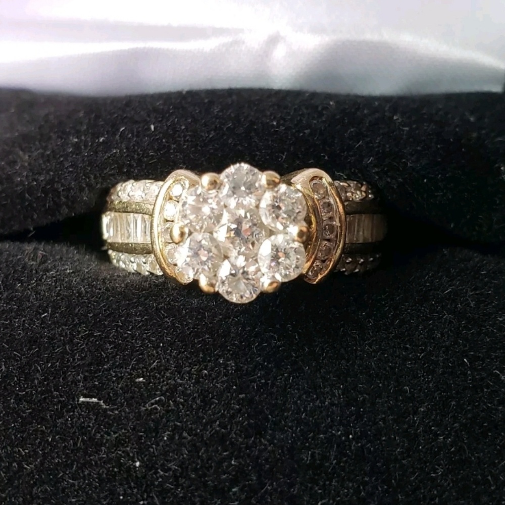 Kay Jewelers 14k Bagt diamond bridal Engagement ri